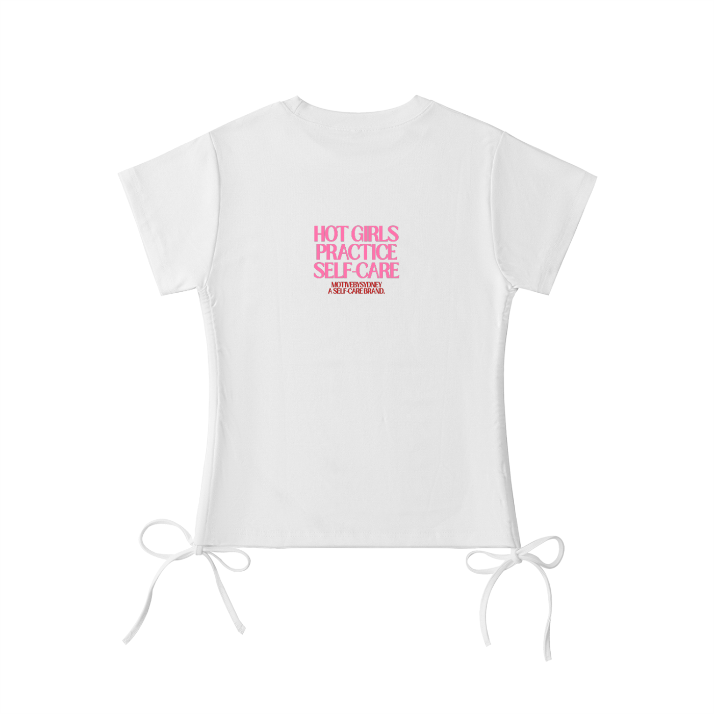 Hot Girls Drawstring Bodycon T-Shirt