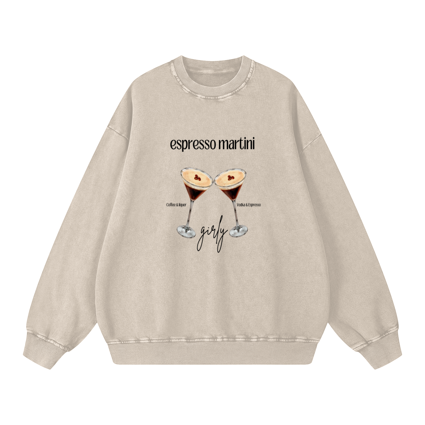 Espresso your love Oversized Sweatshirt
