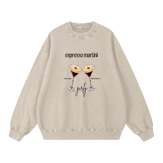 Espresso your love Oversized Sweatshirt