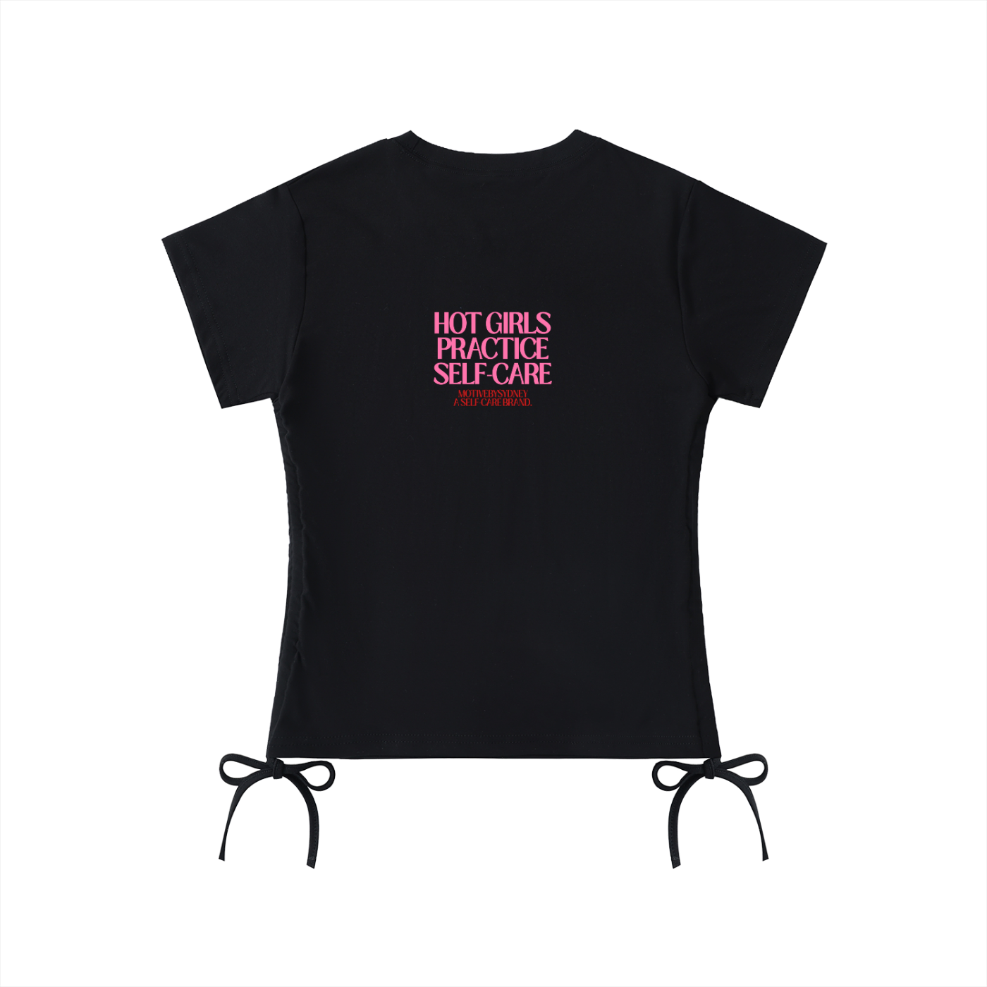 Hot Girls Drawstring Bodycon T-Shirt