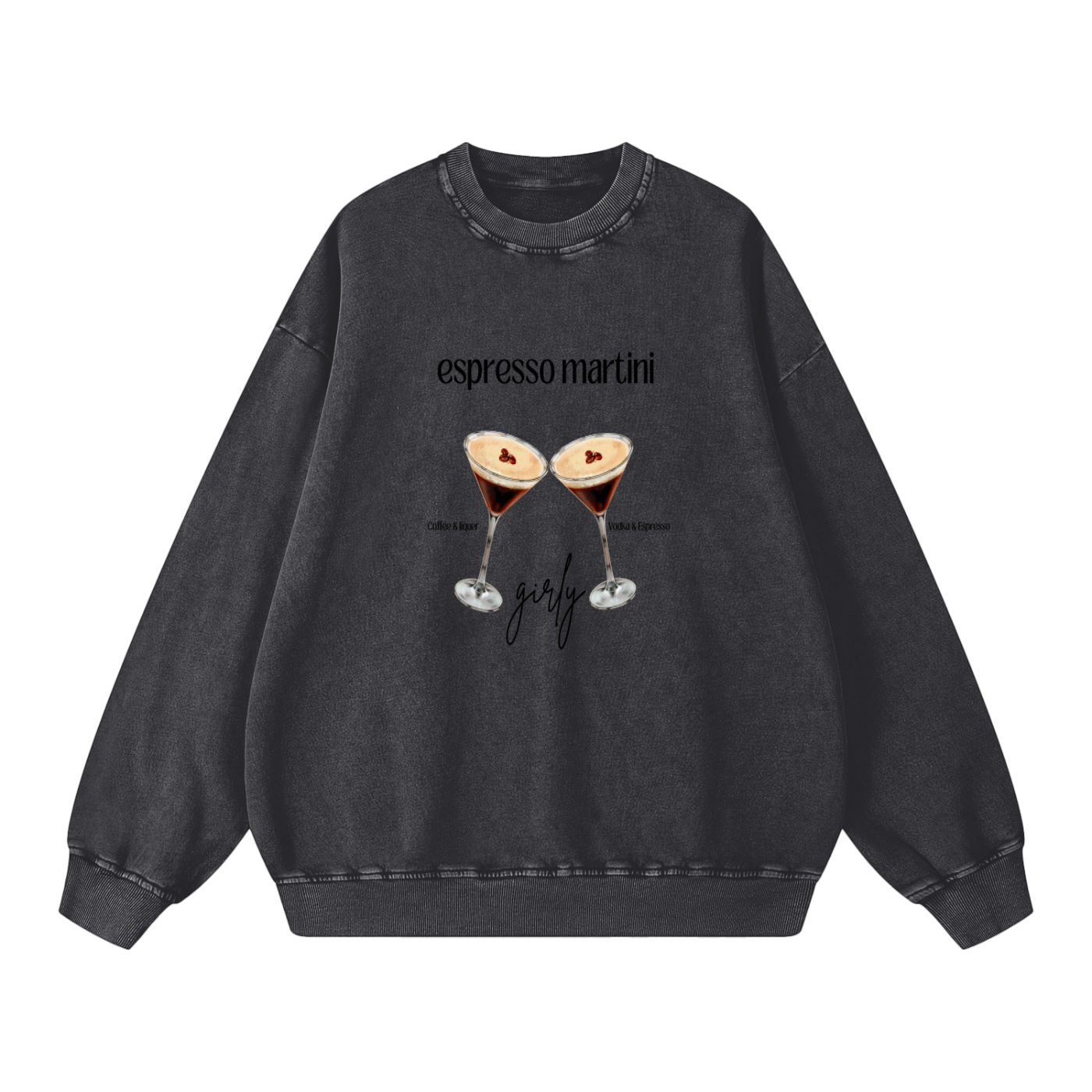 Espresso your love Oversized Sweatshirt