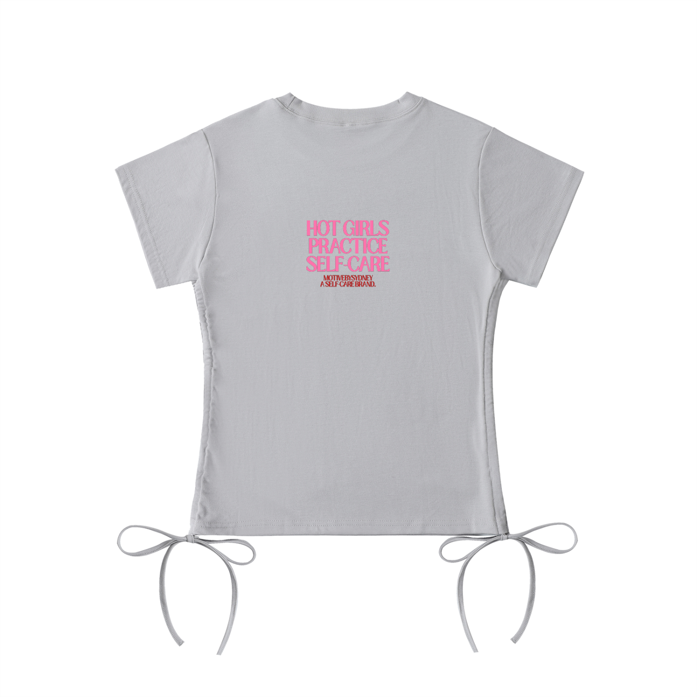 Hot Girls Drawstring Bodycon T-Shirt