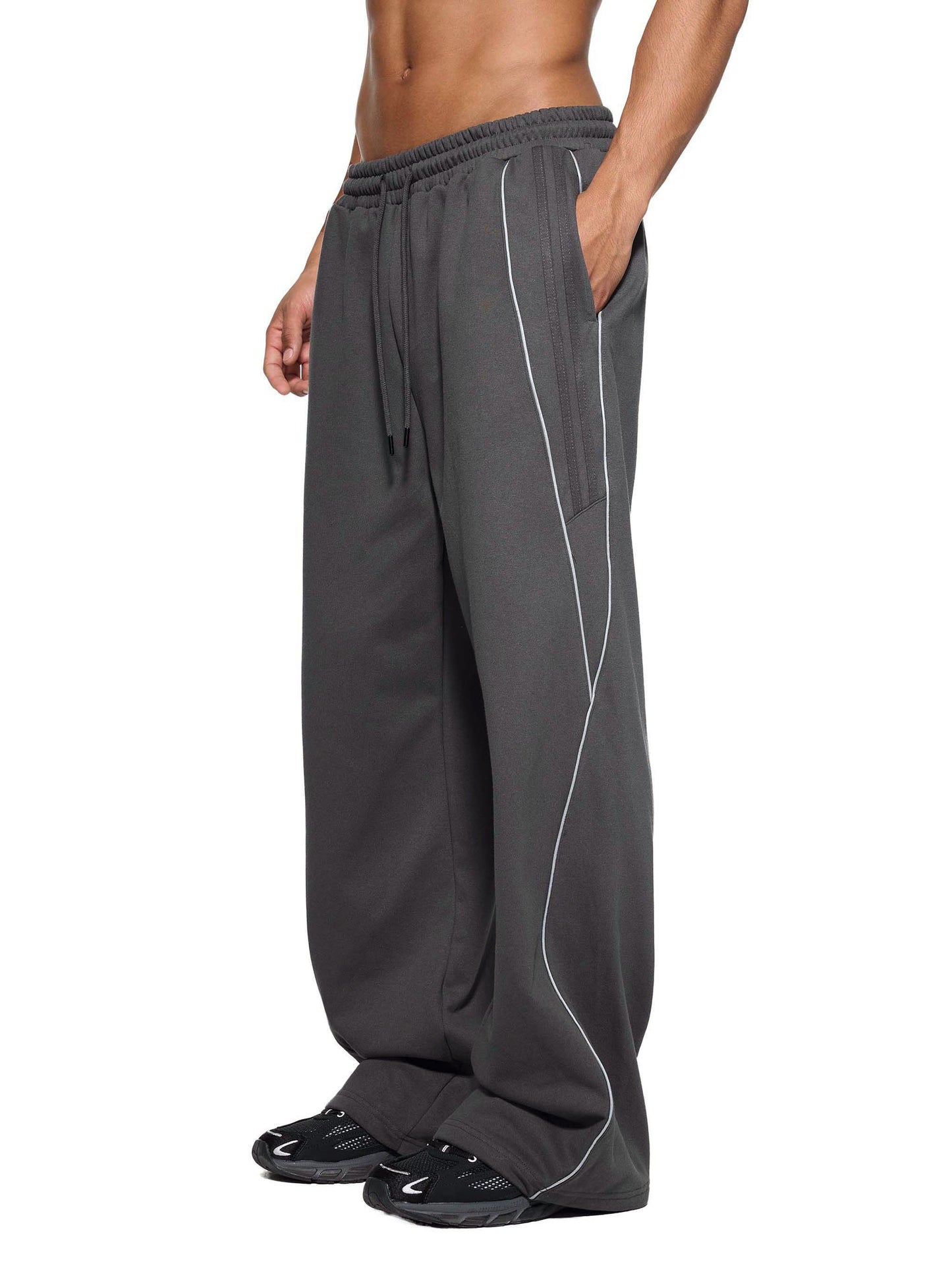 Sport Track Straight-leg Sweatpants